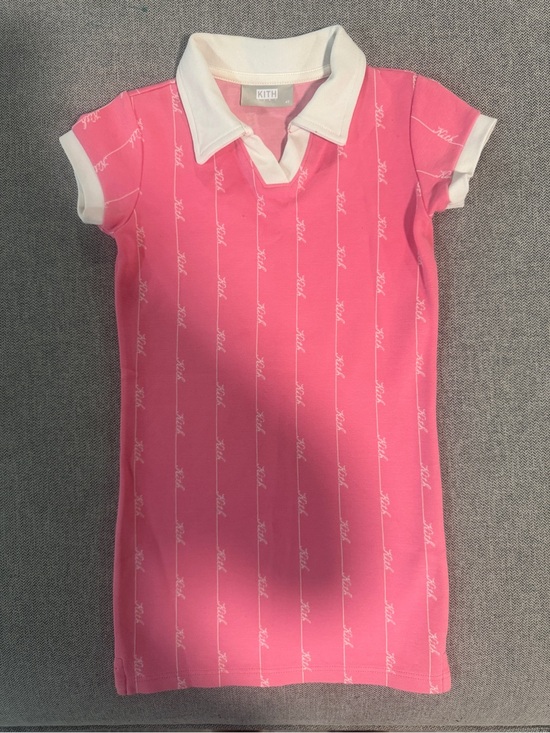 Kith Other - Kith Hot Pink Polo Dress with White Collar